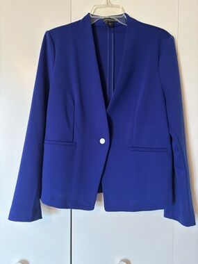 Covington Women's Cobalt Blue Single-Button Blazer
